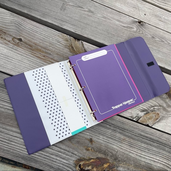 Trapper Keeper Binder Retro Style Portfolio Folder 2020 Mead 12 3/16" x 11 1/4" - Picture 3 of 12